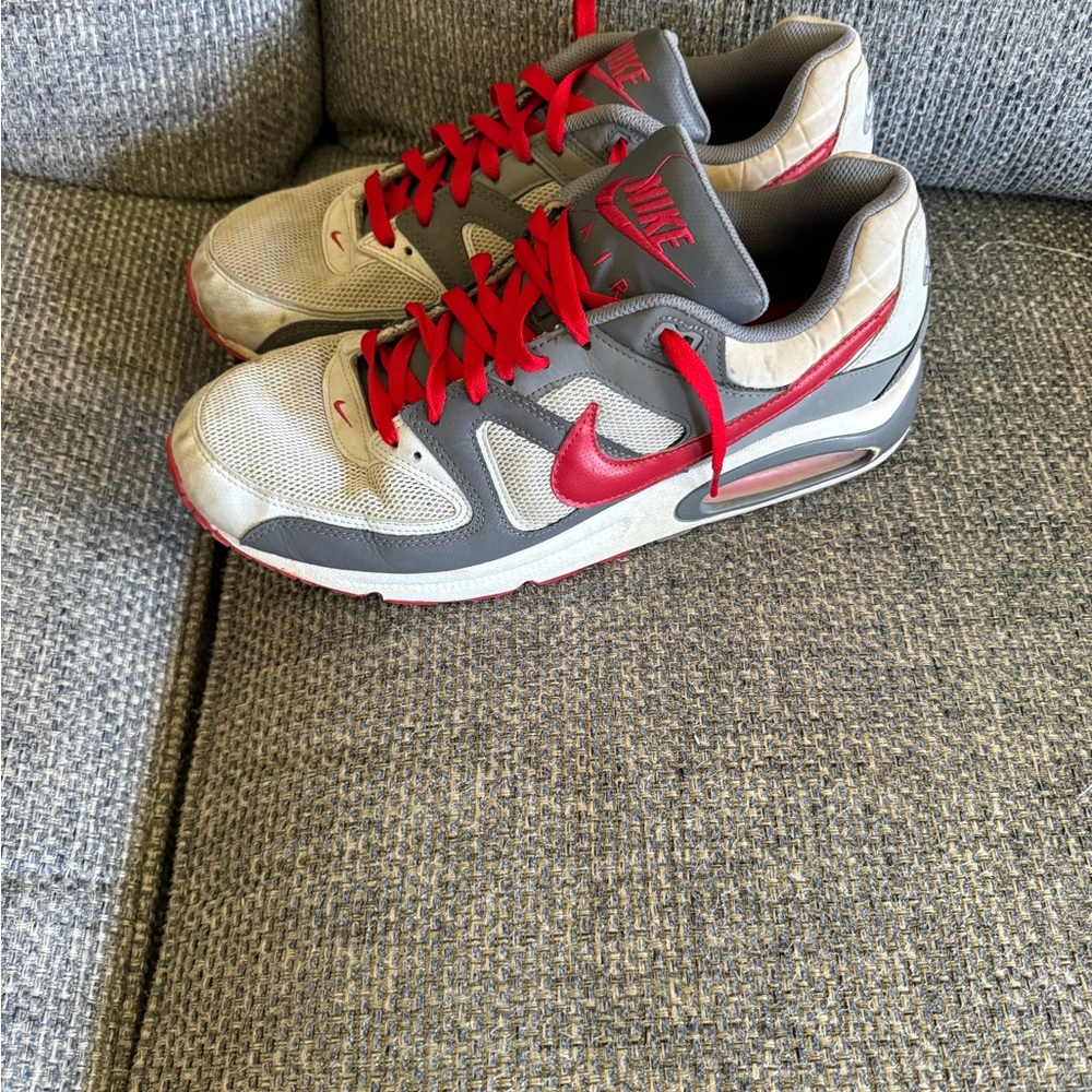 Nike Air Max Red and Gray Men’s 13 - Picture 2 of 6